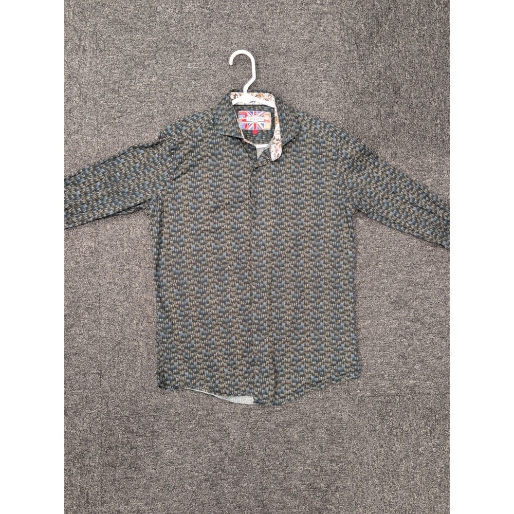 7 Downie St Couture Long Sleeve Shirt Mens Button Up Size 4